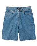 Vans 'Check 5 Baggy' Shorts - Stonewash Blue (Women)