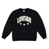 Loviah '3 Star' Crewneck - Black