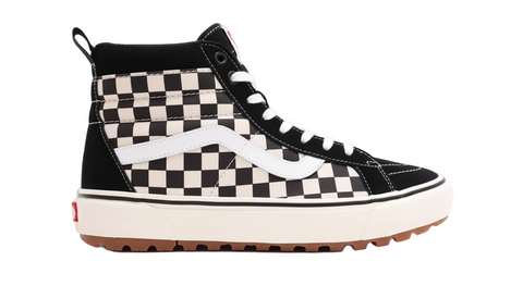 Vans 'SK8-HI MTE' Winter Boots - Black/White/Checkerboards