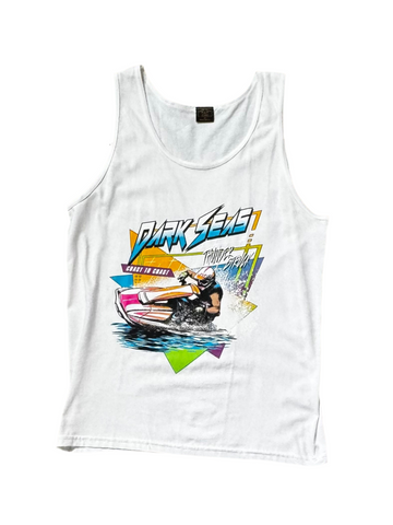 Dark Seas 'Wave Rave' Tank Top - White