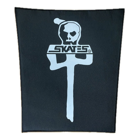 RDS X SKULL SKATES BACK PATCH