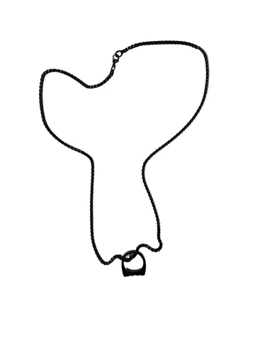 Rastaclat 'Ring' Necklace - Black