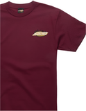 Santa Cruz 'Ultimate Flame Dot' Tee - Burgundy
