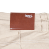 Frosted Baggy Chino Pants - Beige