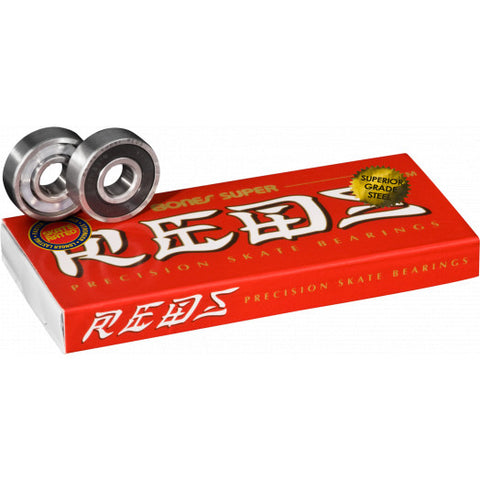Bones 'Reds' Precision Skate Bearings - Black