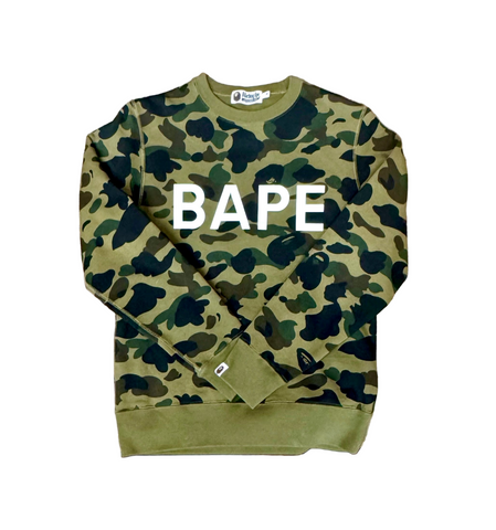 Bape '1ST' Crewneck - Camo