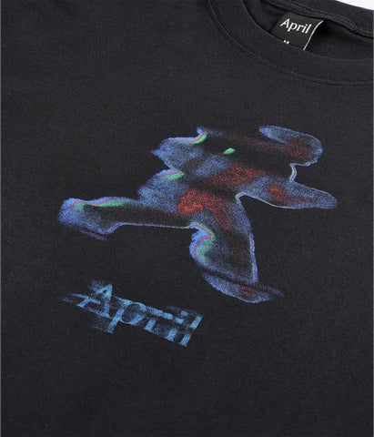 April Skateboards ' We Run' Tee - Black