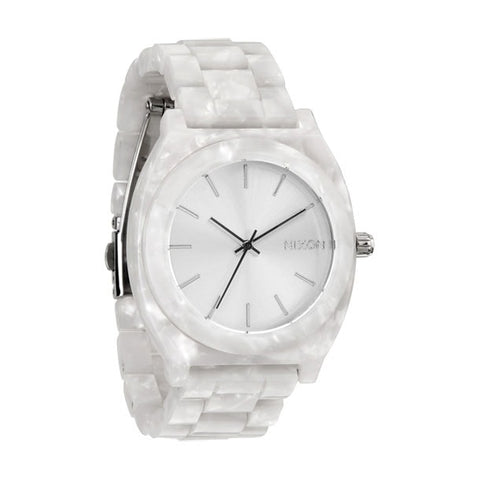 Nixon 'Time Teller Acetate' Watch - White / Granite