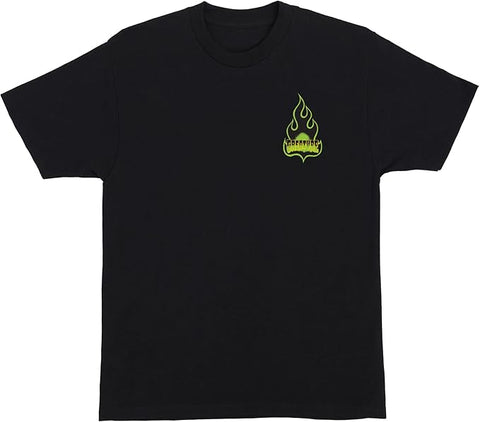 Creature 'Flame Logo' Tee - Black