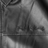 Frosted Skateboards Leather Jacket - Solid Black