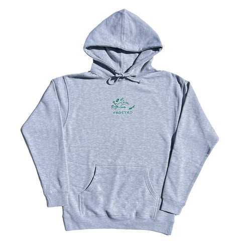 Frosted 'Classic Monday' Hoodie - Ash Grey