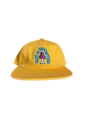 40’s & Shorties 'Mushroom Trip' Snapback Cap - Yellow