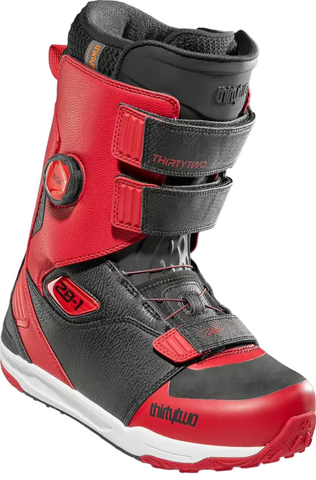 ThirtyTwo 'ZB-1 BOA' Snowboard Boots - Black/Red