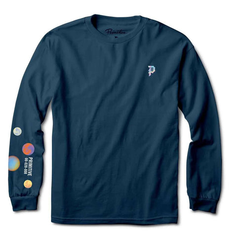 Primitive 'Contact' L/S Tee - Harbor Blue