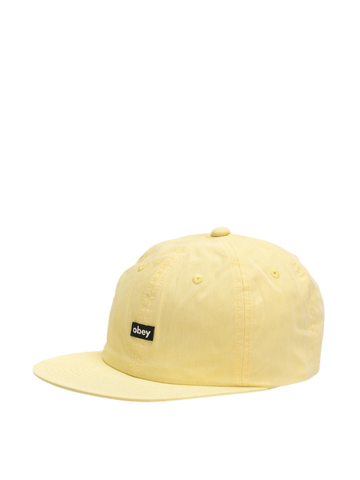 Obey 'Lowercase' 6-Panel Clip Buckle Cap - Bronze