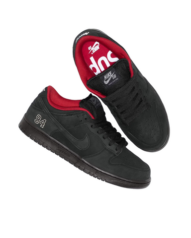 Supreme x Nike SB 'Dunk Low 94' Shoes - Black