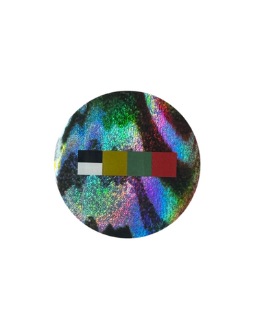 Color Bars 'CD' Sticker - Multi