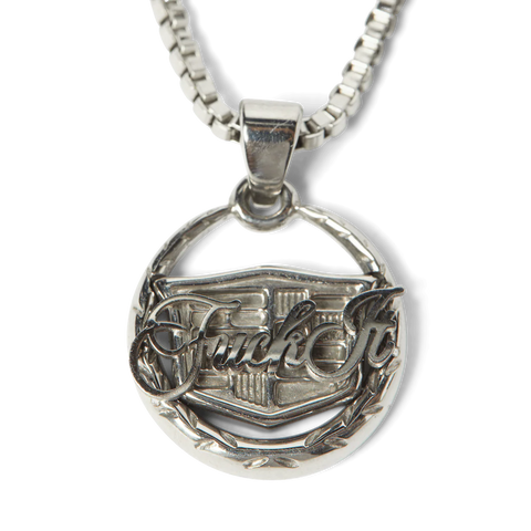 HUF 'Fuck It' Emblem Pendant - Stainless Steel