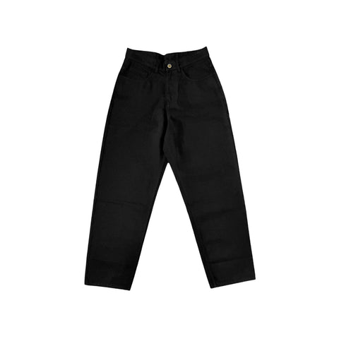 Frosted 'Wavy' Baggy Jeans - Black