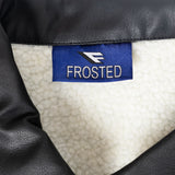 Frosted Skateboards Leather Jacket - Solid Black