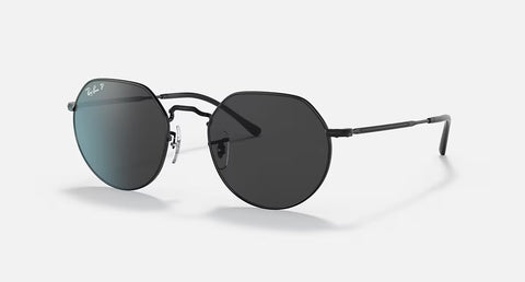 Ray-Ban 'Jack' Sunglasses - Black / Polar Black (ORB3565)