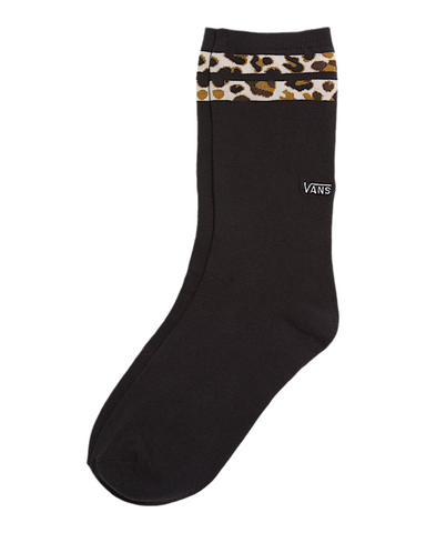 Vans 'Women's Crew' Socks - Leopard