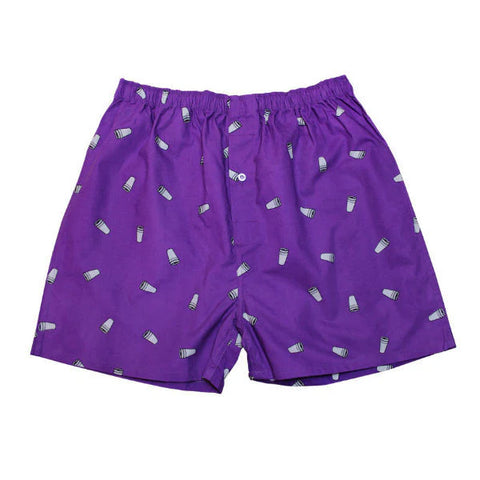 40’s & Shorties 'Double Cup' Boxer Shorts - Purple