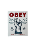Obey 'New Clear Power' Sticker - Red