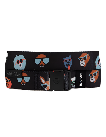 Arcade 'Whazz Up Dog' Belt - Black