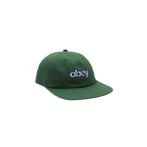Obey 'Low Profile' 6-Panel Snapback Cap - Dark Cedar