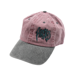 Frosted 'Washed' Cap - Red/Black