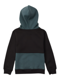 Volcom 'Forzee' Hoodie (Kids) - Black/Teal