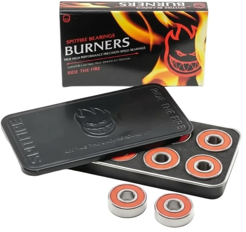 Spitfire 'Burners' High Performance Precision Speed Bearings - Black