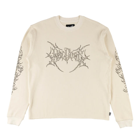 Welcome 'Gallant' Pigment-Dyed Raw Edge L/S Thermal - Bone