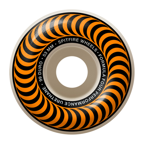 Spitfire 'Formula Four Classic' 99A Wheels 53mm - Orange