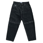 Frosted 'Transformer' Baggy Pants - Black
