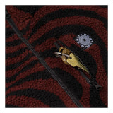 Spitfire 'Classic 87 Swirl' Fleece Jacket - Black/Dark Red