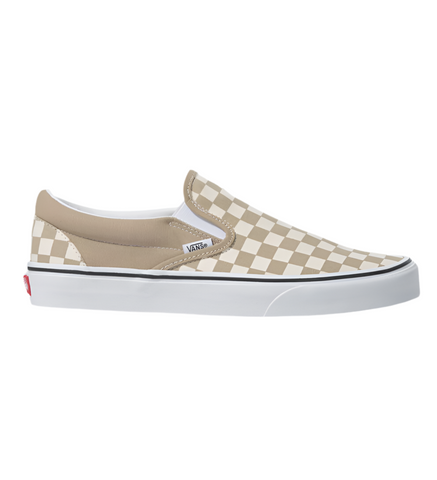 Vans 'Classic Slip-On' Shoes - Incense/True White Checkboard