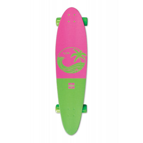 Dubster 'California Dreaming' Longboard - Neon