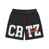 Corteiz 'CRTZ' Nylon Shorts - Black