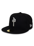 Red Dragon x New Era 'Dynasty' Fitted Cap - Black/Grey (Reflective)