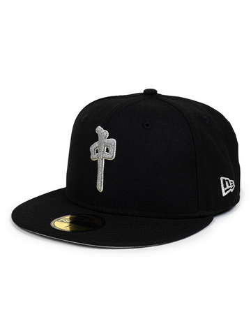 Red Dragon x New Era 'Dynasty' Fitted Cap - Black/Grey (Reflective)
