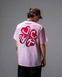 Jacker 'Red Clover' Tee - Pink