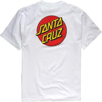 Santa Cruz 'Classic Dot' Tee - White