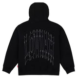 Loviah 'Hell-V' Zip-Up Hoodie - Black