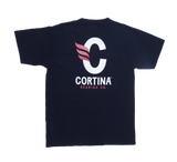 Cortina Bearing Co 'Stack Logo' Tee - Navy