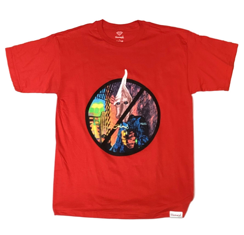 Diamond Supply Co. 'No Cops' Tee - Red