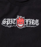 Spitfire 'Old E Drop Bighead' Tee - Black/Red (KIDS)