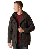 RVCA 'Ground Control' Parka - Pirate Black