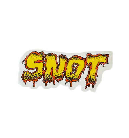 Snot 'Rotting Away' Sticker - Yellow